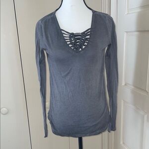 Mudd Gray Top
